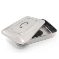 hospital Stainless steel instrument tray with lid product