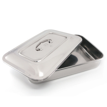 Stainless steel surgical tray dental medical dish