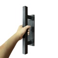 Square Barn Door T Bar Pull Handles Black