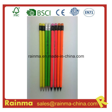 Neon Barrel Color Pencil in Black Wood