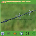 1.57mm Zinc recouvert 230g / Square Meter High Tensile Double Twist Barbed Wire