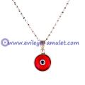 Sterling Silver with Blue Evil Eye Murano Glass Lucky Eye for Protection