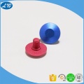 CNC turning aluminum anodized non standard screw cap