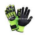 Hi-Vis Yellow Anti-Impact Work Glove with TPR (TPR9003)