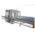 Horizontal wrapping orbital stretch film wrap machine