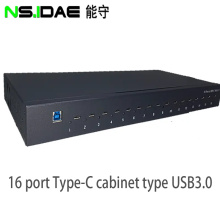 Hub do gabinete industrial tipo C USB3.0