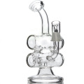 Hammerhead Recycler Water Pipe for Smoking with Double Barrel (ES-GB-059)