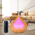 Les meilleurs humidificateurs ultrasoniques de pièce de maison intelligente de grain de bois