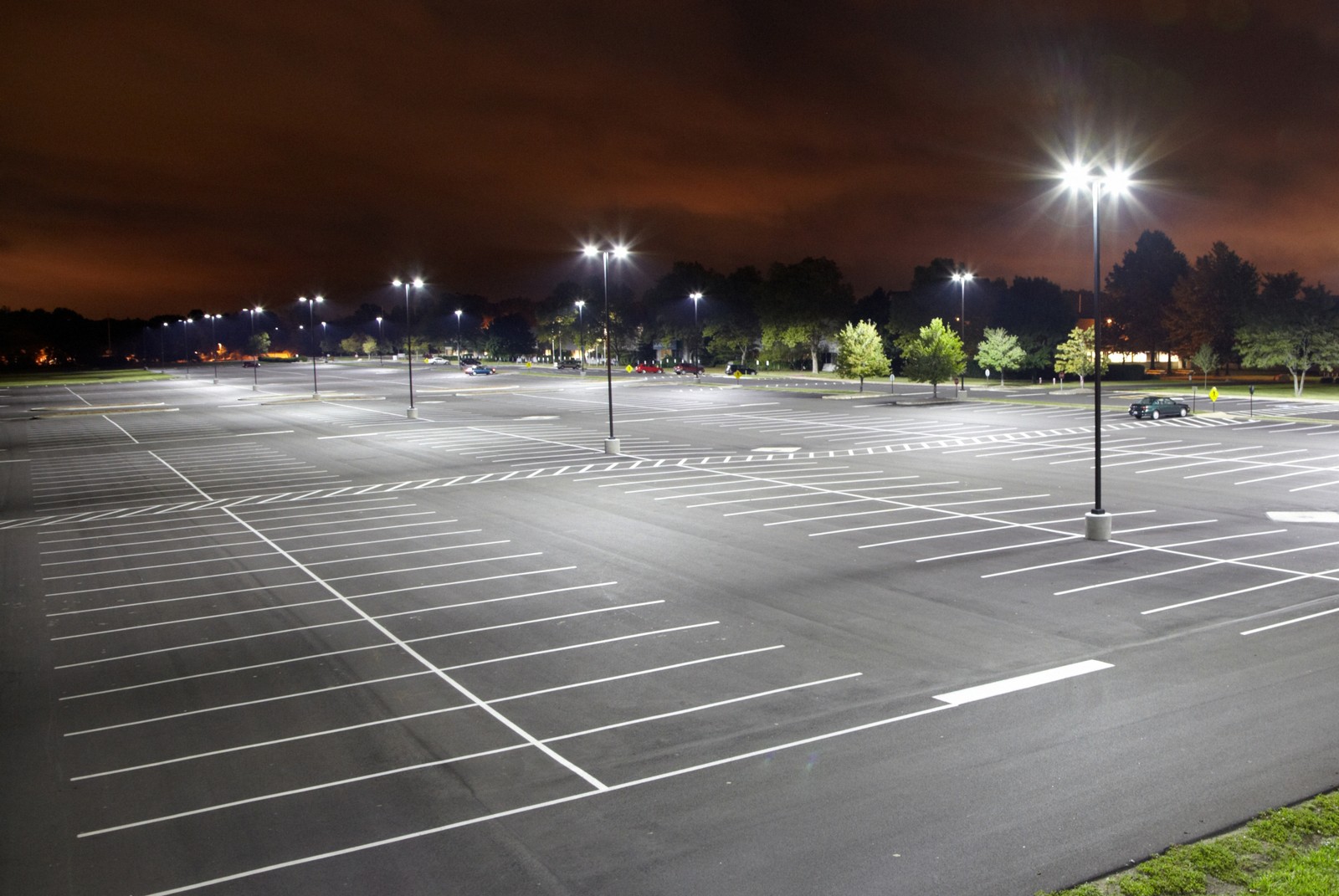 Led Parking Lot Lights With Pole (1)