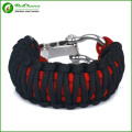 Brazalete de paracord hebilla ajustable de lujo por mayor