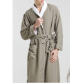 Double Layer Microfiber Towelling  Bathrobe