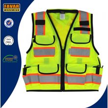 12 Pocket Style Hi Vis Reflektierende Tape Sicherheitsweste