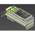 High efficiency sedimentation flotation air