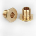 CNC Turning Machining Knurling Brass Joint