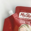 Sachet stand-up 1L de teinture pour les cheveux en feuille d&#39;aluminium imprimée