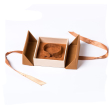 Embalagem de papel de papel sofisticado caixas de jóias personalizadas Veludo