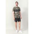 MEN'S COTTON POLY PRINTED T-SHIRT