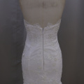 Vestido de noiva laço frisado de vestidos de noiva sereia