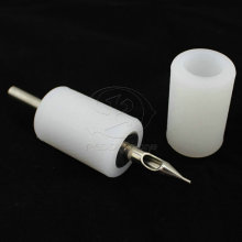 White Silicone Tattoo Machine Grip Cover