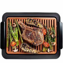 Pan de grill à bbq réglable de température à 500W à 50W