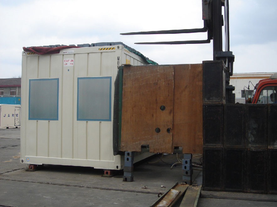 wind loading test for Modular Accommodation Container Type