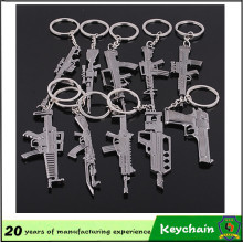 Gute Qualität Billig Metall Spielzeugpistole Keychain