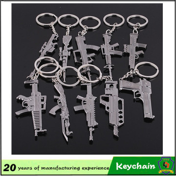 De Bonne Qualité Keychain bon marché de pistolet de jouet en métal