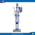 Chemical vacuum double-layer glass reactor series