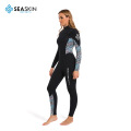 Seaskin Womens 4/3mm Stretch Steamer High Elastic Full Wetsuit