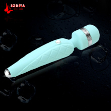 Rotação G-Spot Clitoris Silicone vibração do brinquedo do sexo para mulheres (DYAST507)