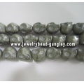 Howlite skull beads - grey