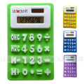 Calculadora de presente dobrável de silicone de tamanho mini tamanho 8 com íman (LC519)