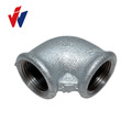 Galvanized Malleable Iron Elbow Pipe Fittings Beaded