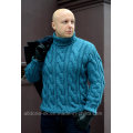 OEM Luxury High Quality Hand Knit Men Sweater Cardigan Pullover