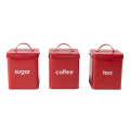 Food Storage Metal Tin Can Kitchen Box Bin