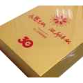 Luxurious Golden Bank Wooden Anniversary Caja