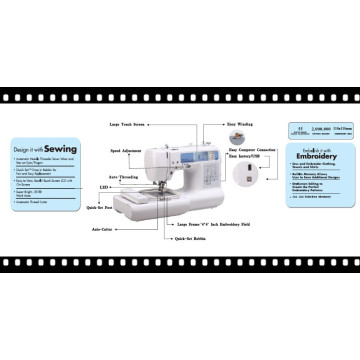 Chain Stitch Embroidery Machine Home Use Embroidery and Sewing Machine Household Computer Embroidery and Sewing Machine