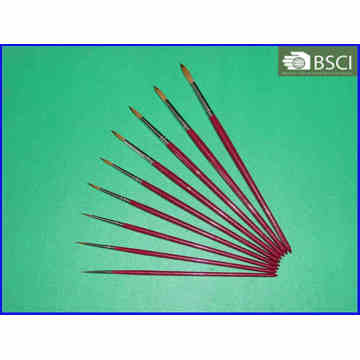 9PCS Wooden Handle Artist Brush Set (AB-066)