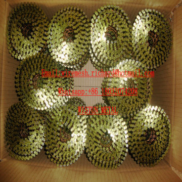 EXW Bulk Pallet Coil Nail Painted Coil Nail Manufacture Chine