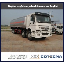 Heavy Capacity 340HP 8X4 Sinotruk Chassis Fuel Tanker Trucks