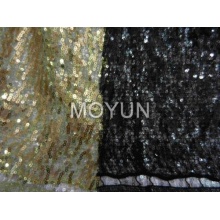 CHEMICAL IN ST YARN + 3MM SEQUIN EMBD 44"