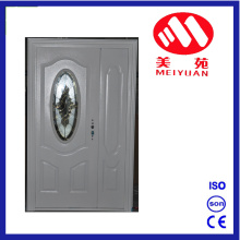 Hot Jordan Steel Entry Door Design principal avec verre