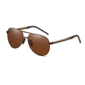 Tashade Mens Elegless en acier inoxydable Lunettes de soleil