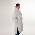 White winter down jacket