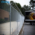 Galvanized Low Carbon Steel Wire Chain Link Fence