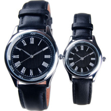 Cheap Analog Leather Band Watch Lover Wristwatches Promotion