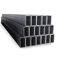 Tubo de acero cuadrado negro sin costuras tubo de acero rectangular