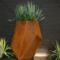 Rusty Garden Plant Flower Pots Box Planter