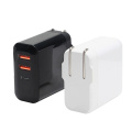 Foldable Plug Type C adapter 30w wall charger