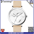 Yxl-072 Mode Marmor Gesicht Leder Watch Uhren Förderung Quarz Men′s Wrist Watch wasserdicht OEM Uhren Lady